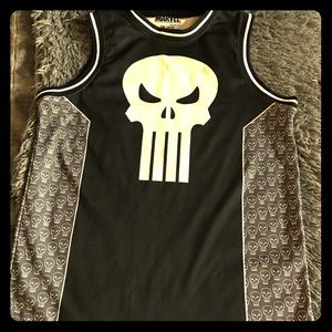 ❌📛SOLD📛❌☠️EUC Men’s Punisher #74 jersey